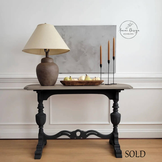 SOLD - Library Table, Console, Ladies Writing Desk, Work from Home Desk