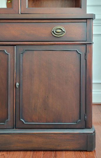 SOLD - China Cabinet, Vintage Hutch