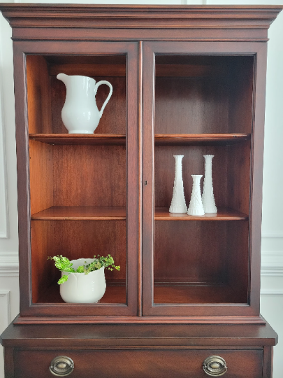 SOLD - China Cabinet, Vintage Hutch